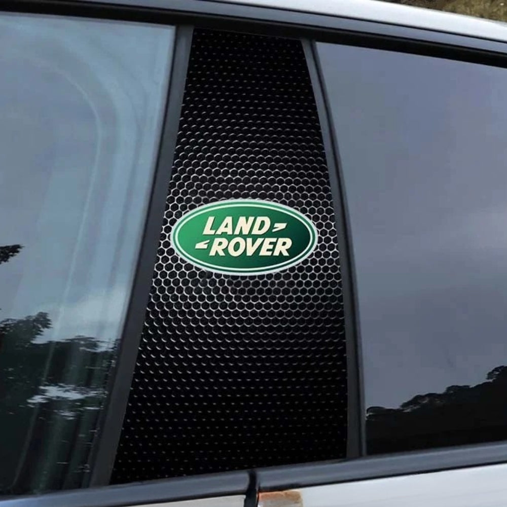 2x Autoraamstickers met logo