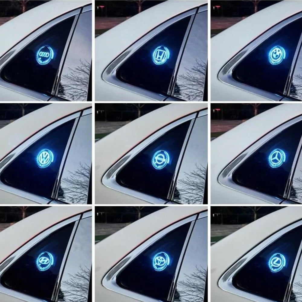 Dobíjecí LED logo auta - neonový světelný efekt