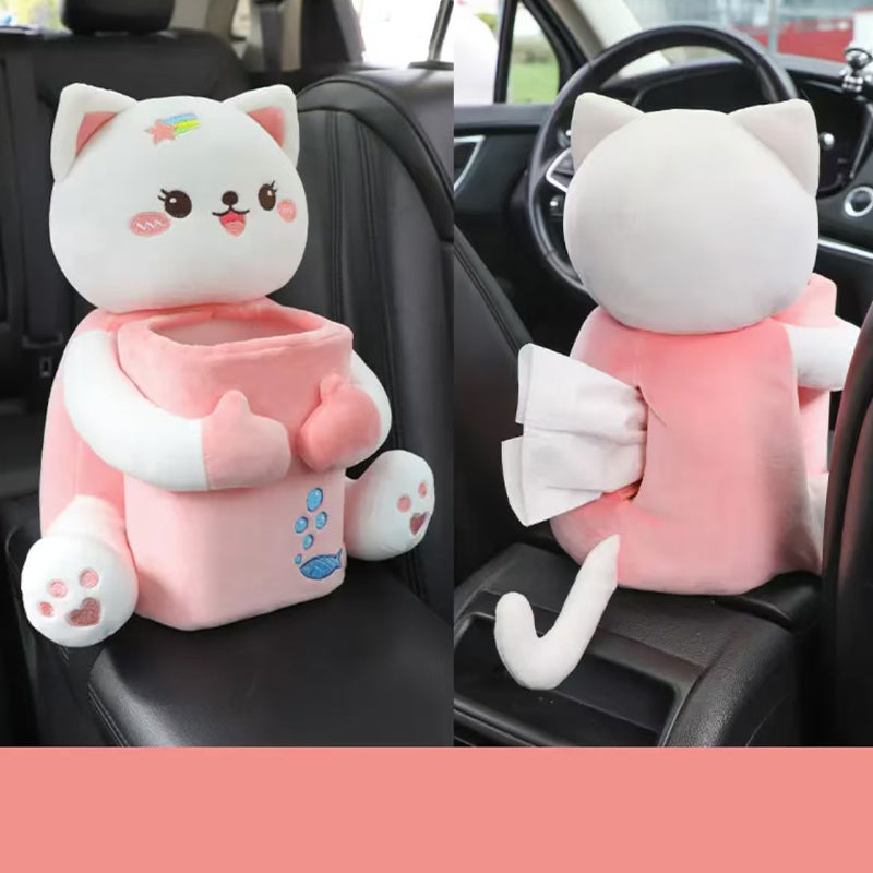 Cutie de depozitare animată 2 în 1 pentru cotiera mașinii