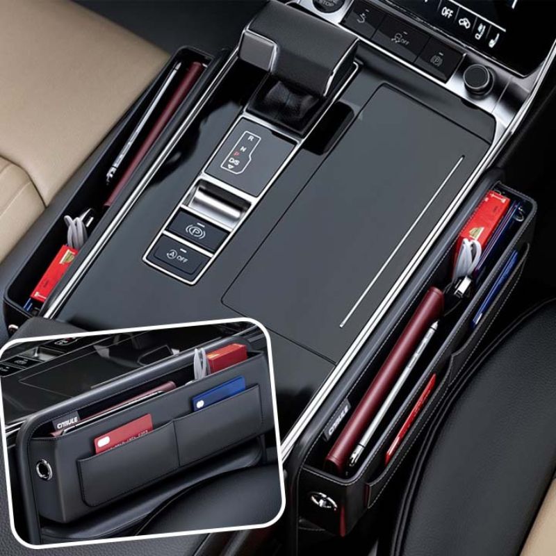 Bilförvaringslåda i läder