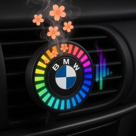 Ritmo musicale Luce LED per auto con logo (con diffusore di aromi)